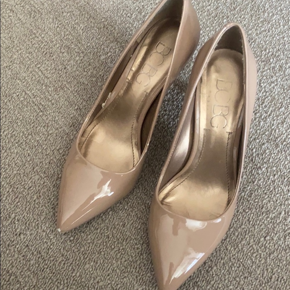 BCBG nude pumps